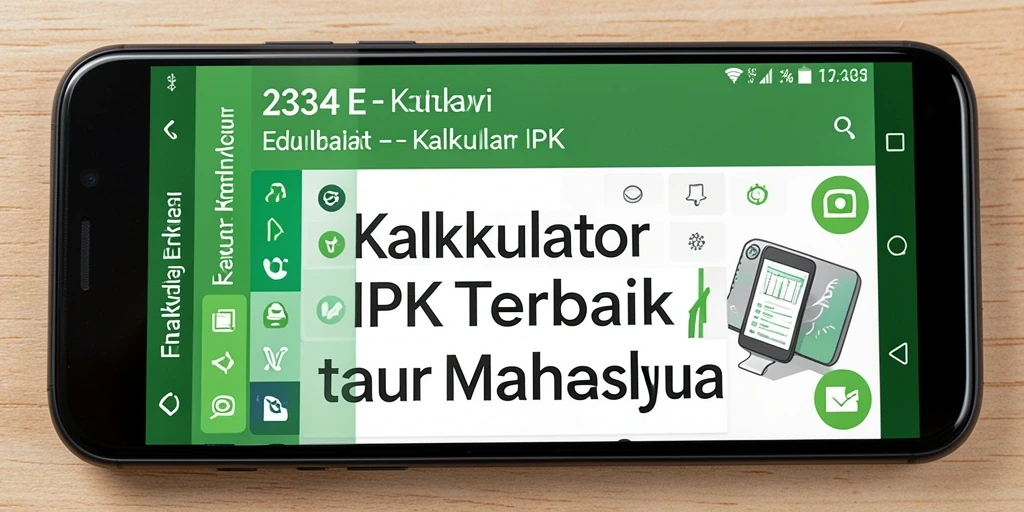 Antarmuka sederhana dan fungsional dari Kalkulator IPK 234E.